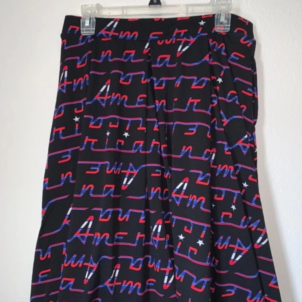 Lularoe Madison Americana skirt